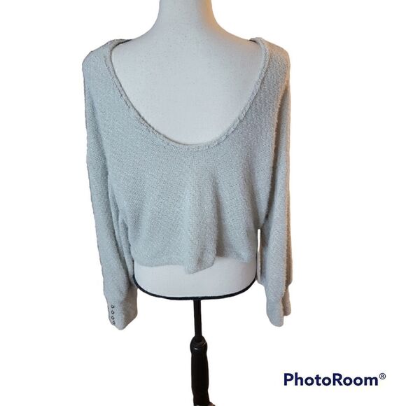 Project Social T Cropped Sweater with Balloon Sleeves. NWT. Size M. - Picture 4 of 9